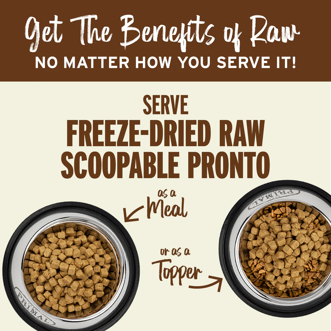 Primal - Puppy Freeze Dried Raw Pronto 16oz Bag