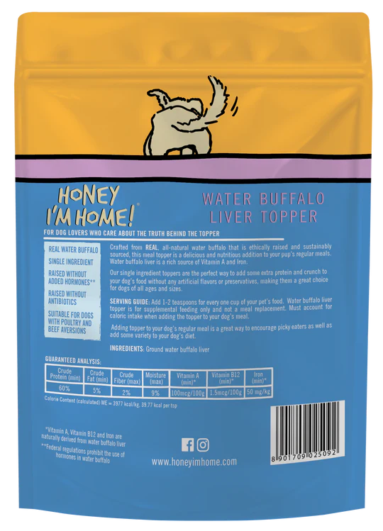 Honey I'm Home - LICKETY LIVER MEAL TOPPER 4.2oz