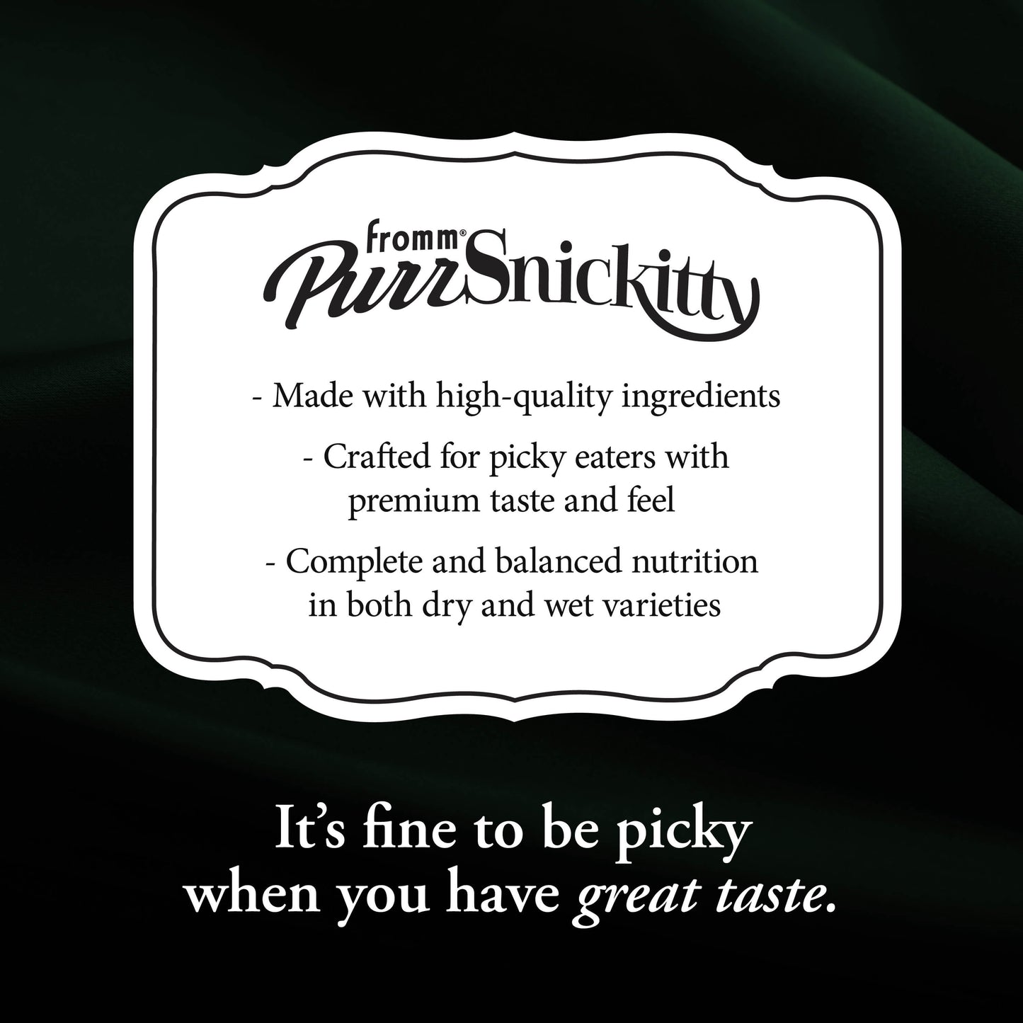 Fromm PurrSnickitty Chicken Delight Dry Cat Food, 6-oz