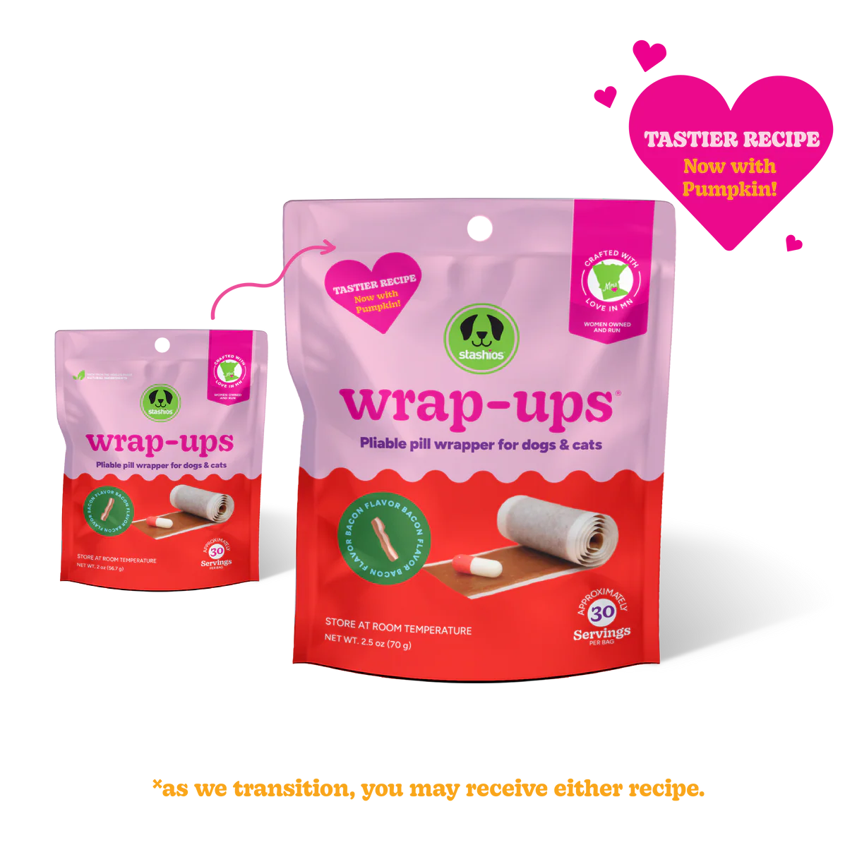 Stashios - Wrap-Ups® Pill Wrapper - Bacon