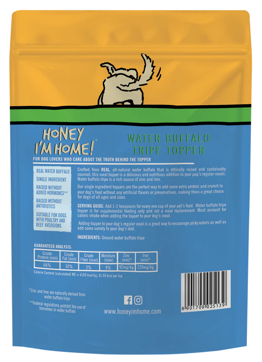 Honey I'm Home - TERRIFICALLY TRIPE MEAL TOPPER 2.6oz