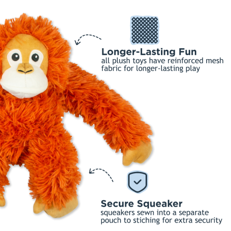 Tall Tails - Dog Rope Orangutan 14-inch