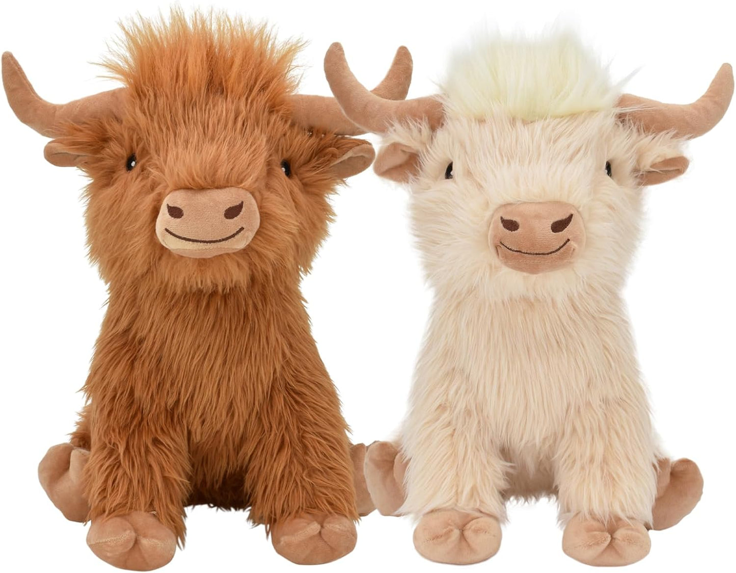MULTIPET Jumbo Highland Cow Size 14" Dog Toy