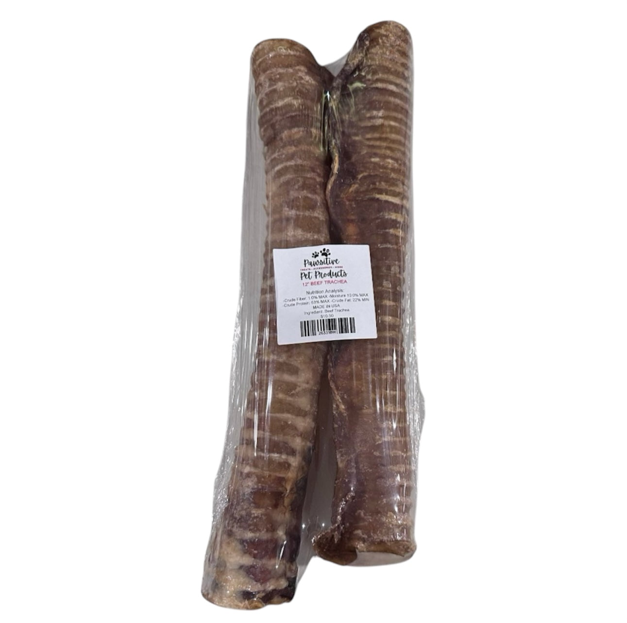Beef Trachea - 12" Trachea (2) Pack