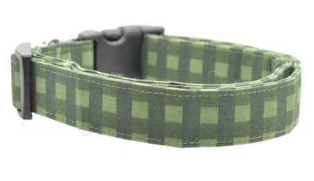 Dog Collar World Green Buffalo Collar