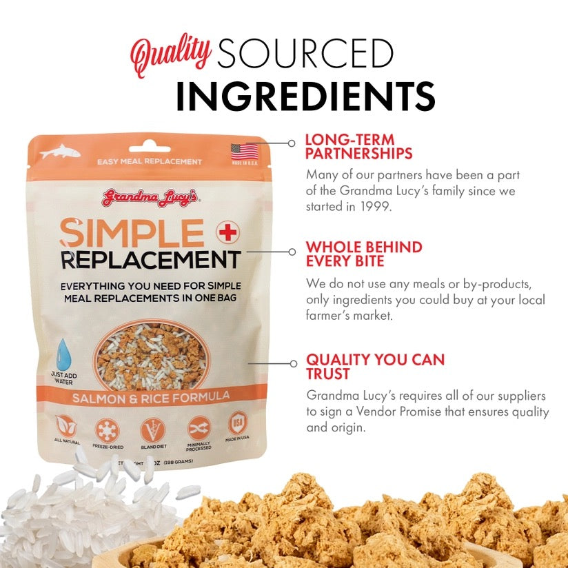 Grandma Lucy's- Salmon and Rice Simple Replacement 7oz