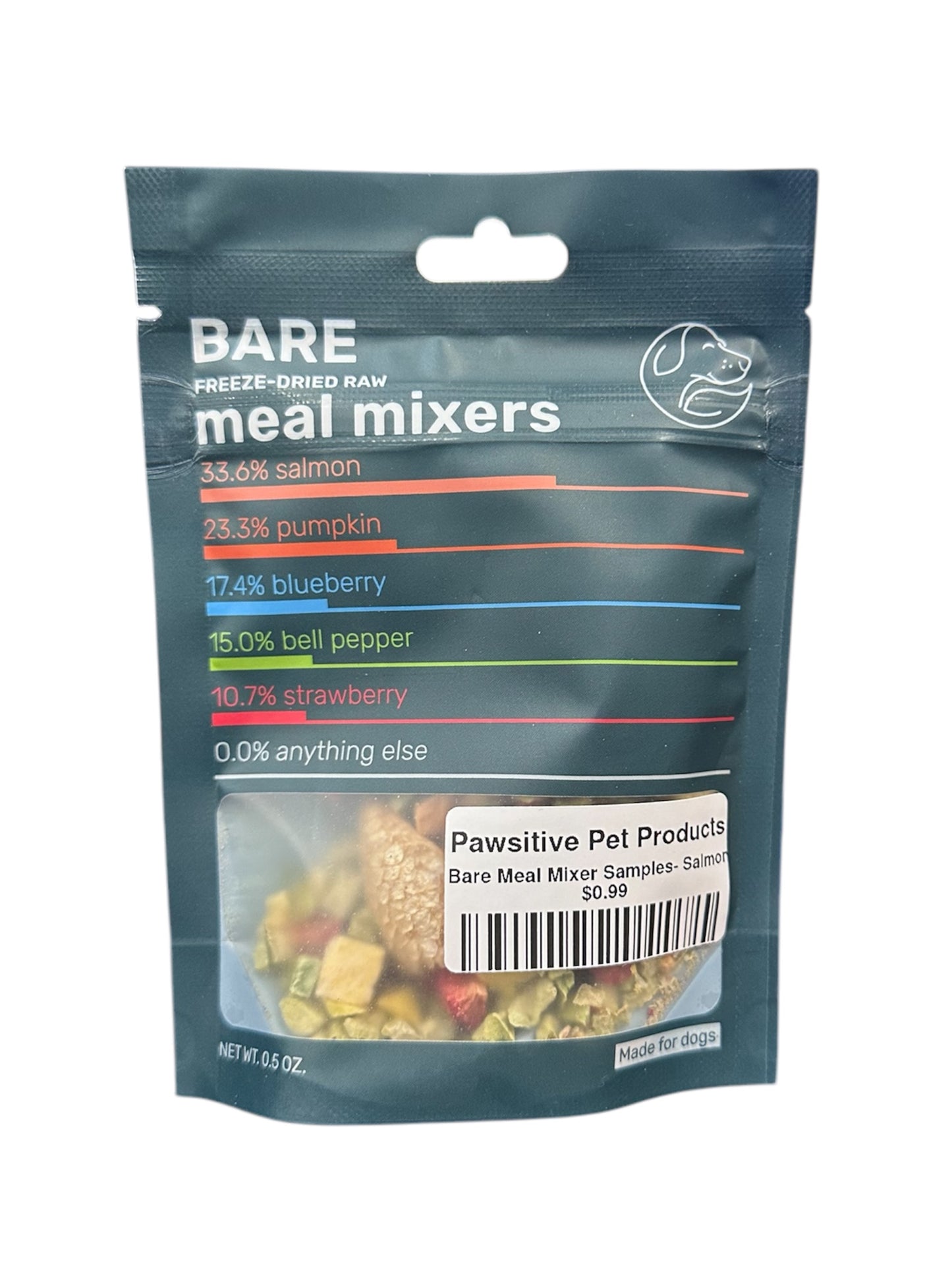 Bare Meal Mixer Samples- Salmon