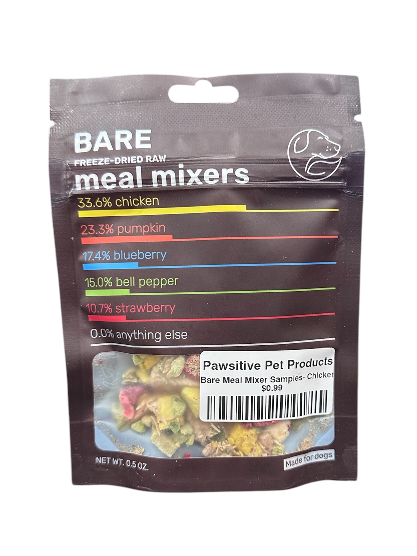 Bare Meal Mixer Samples- Chicken