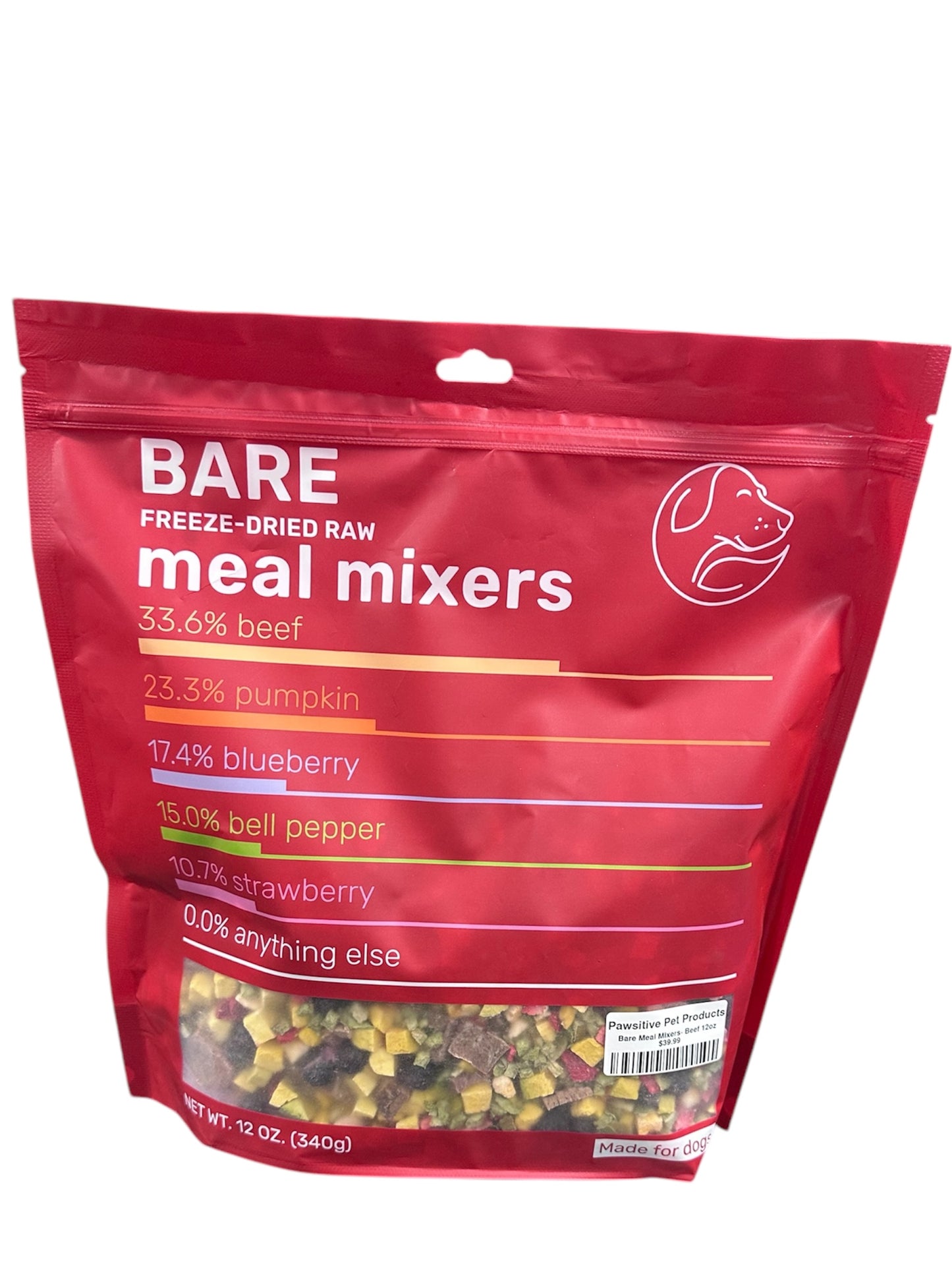 Bare Meal Mixers- Beef 12oz