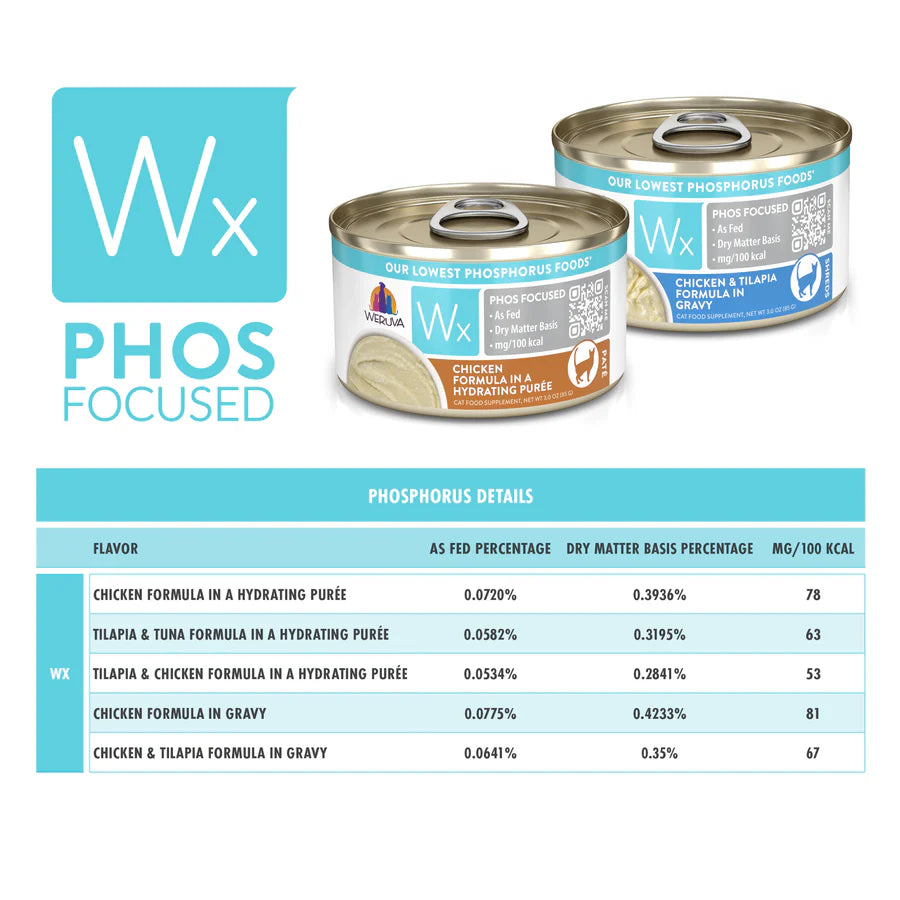 Weruva Wx Phos Focused- Chicken Formula in a Hydrating Purée