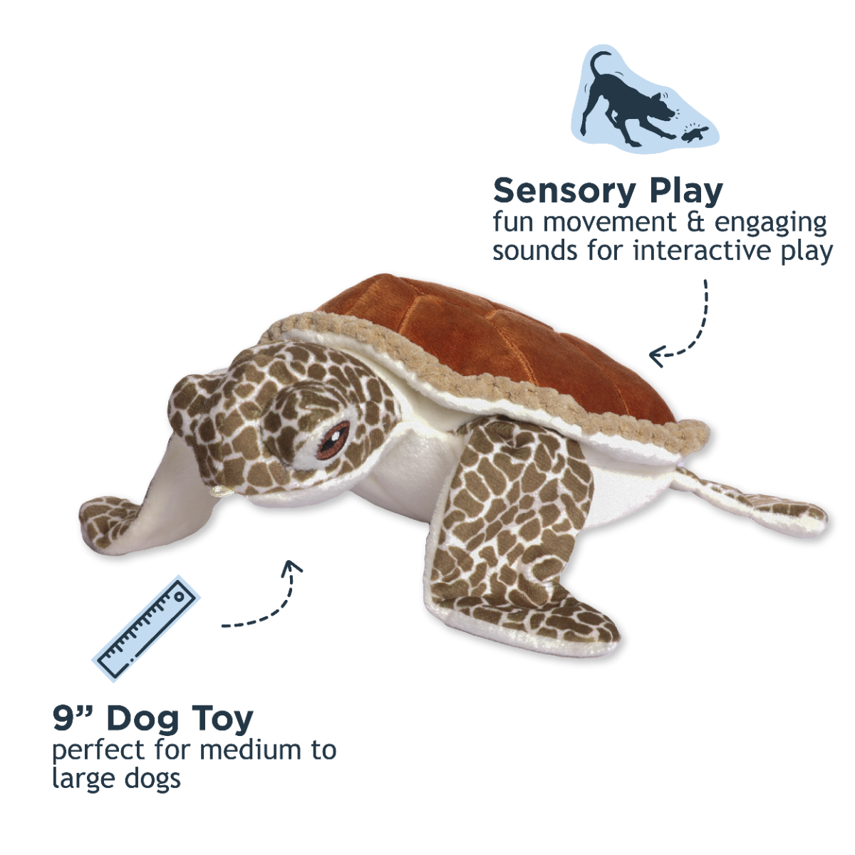 Tall Tails Animated Sea Turtle 9in