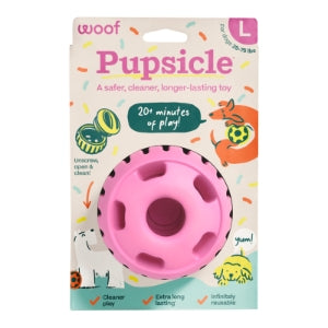 WOOF DOG PUPSICLE (PINK LARGE)