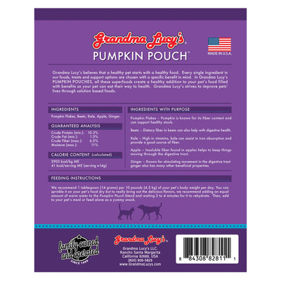 Grandma Lucy's - Pumpkin Pouch Digestive - 6oz