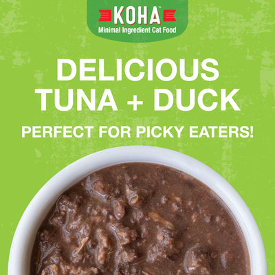 Koha- Poké Bowl Tuna & Duck Entrée in Gravy for Cats
