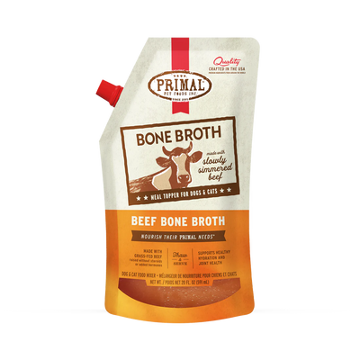 Primal - Dog/Cat Frozen Bone Broth - Beef 20oz