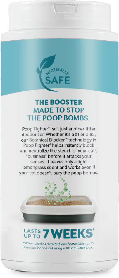 World's Best Boosters Poop Fighter Scented Cat Litter Additive, 18-oz