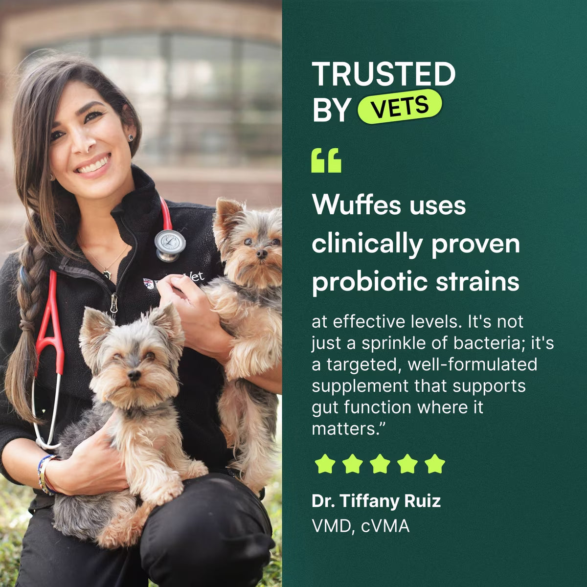 Wuffes Probiotic Chews For All Breeds (50 Count)