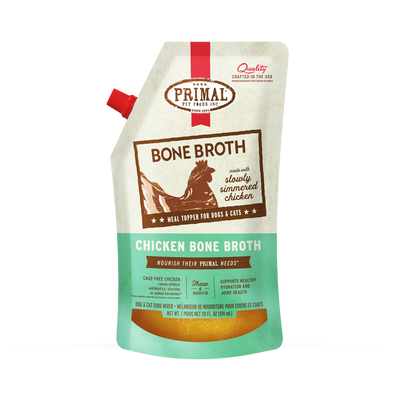Primal - Dog/Cat Frozen Bone Broth - Chicken 20oz