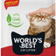 World's Best Multi-Cat Unscented Clumping Corn Cat Litter, 28-lb bag