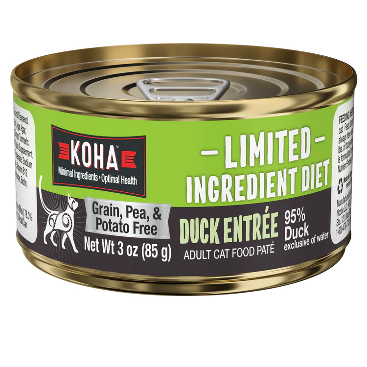 Koha Limited Ingredient Diet Duck Pâté for Cats - 3oz Can