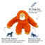 Tall Tails - Dog Rope Orangutan 14-inch