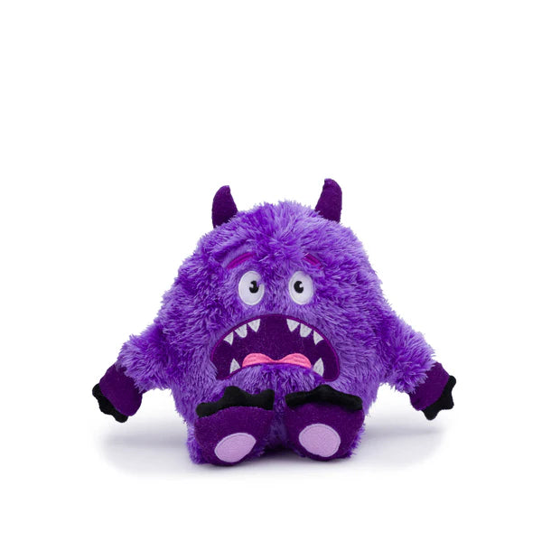 Fabdog- Fluffy Medium Purple Monster