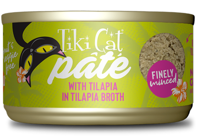 Tiki Cat Tilapia in Tilapia Broth Pate 2.8oz