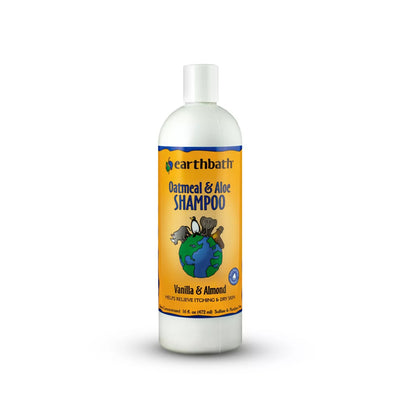 EarthBath- Oatmeal & Aloe Pet Shampoo Vanilla & Almond 16oz
