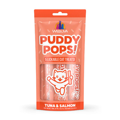 Weruva Puddy Pops - Lickable Tuna & Salmon Cat Treat