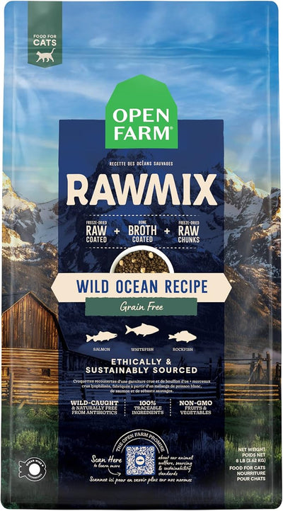 Open Farm Cat Grain Free RawMix Wild Ocean 2.25LB