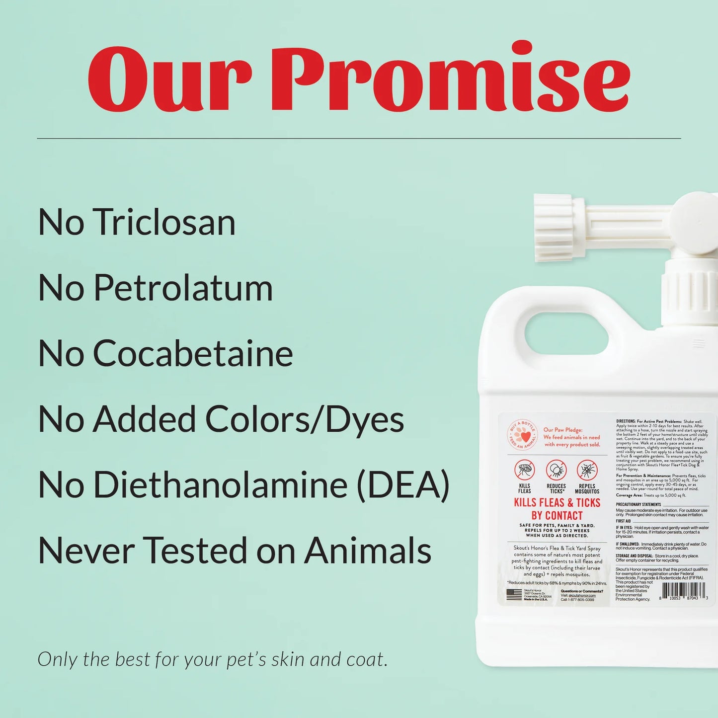 Skout's Honor Dog Flea & Tick Yard Spray 32OZ