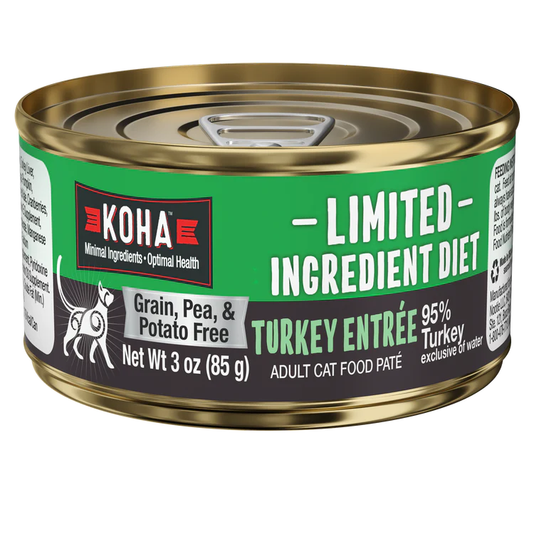 Koha Limited Ingredient Diet Turkey Pâté for Cats - 3oz Can