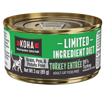 Koha Limited Ingredient Diet Turkey Pâté for Cats - 3oz Can