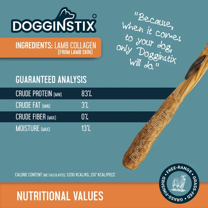 Dogginstix  Lamb Collagen - Barbell