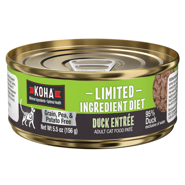 Koha Limited Ingredient Diet Duck Pâté for Cats - 5.5oz Can