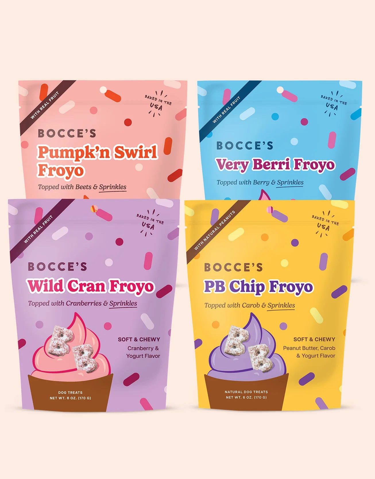 Bocce's Bakery Grain Free Dog Froyo- 6oz