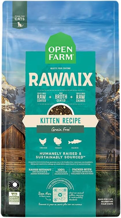Open Farm Cat Grain Free RawMix Kitten 8LB