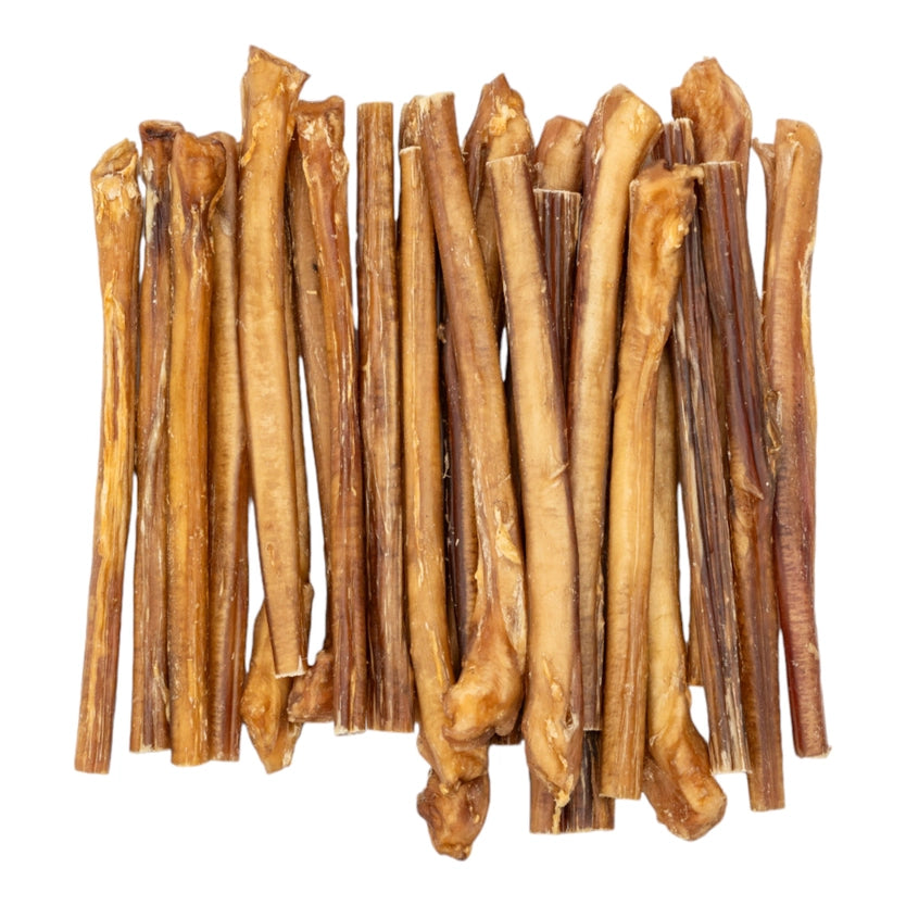 Natural Beef Bully Stick Dog Treats - 12" Thick