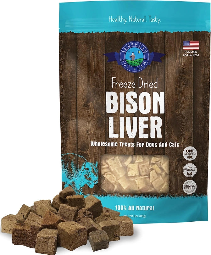 Freeze Dried Bison Liver 8oz