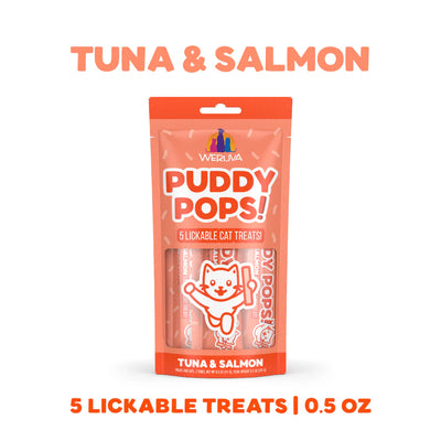 Weruva Puddy Pops - Lickable Tuna & Salmon Cat Treat