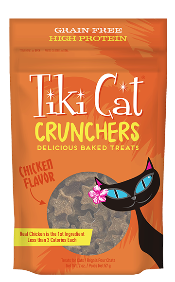 Tiki Cat Crunchers - Chicken Flavor 2oz