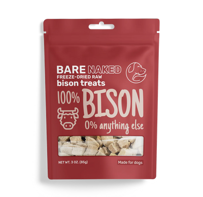 Bare Meal Mixers - Bison Treats - 3oz