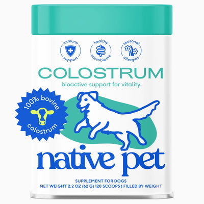 Native Pet - Native Pet Colostrum Immune System Powder Supplement For Dog