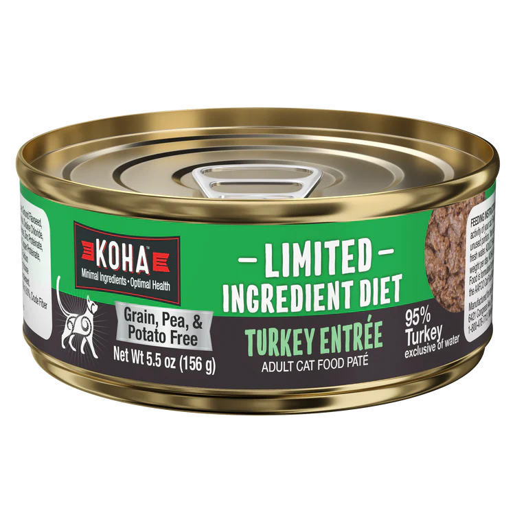 Koha Limited Ingredient Diet Turkey Pâté for Cats - 5.5oz Can