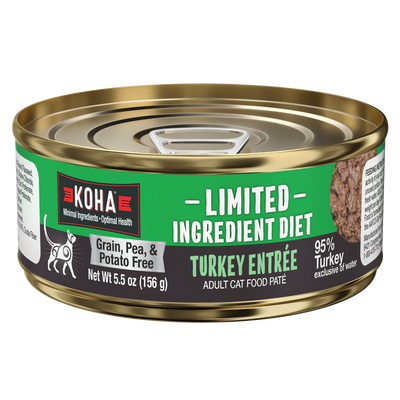 Koha Limited Ingredient Diet Turkey Pâté for Cats - 5.5oz Can