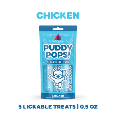Weruva Puddy Pops - Lickable Chicken Cat Treat