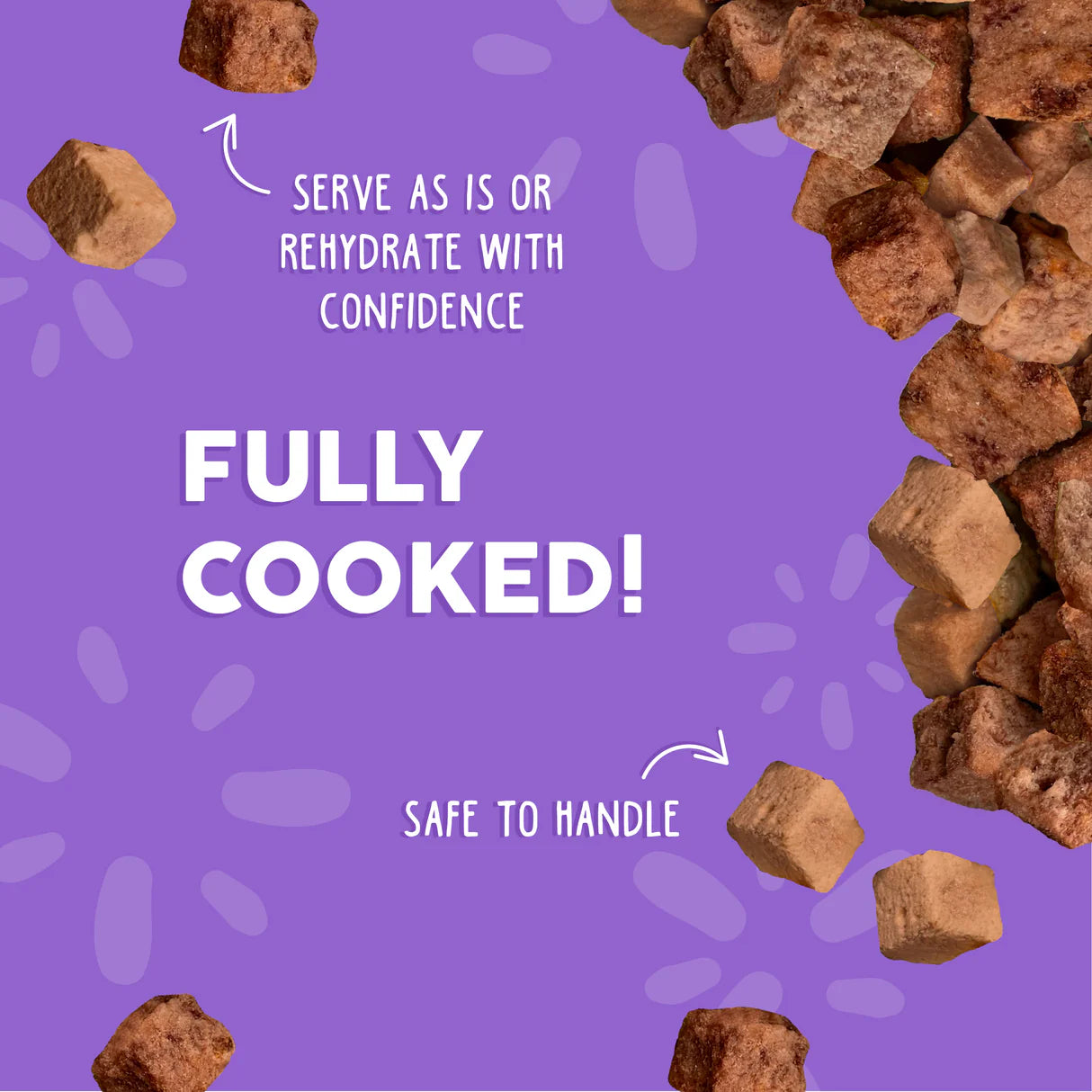 Weruva Cat Freeze Dried - Mideast Feast Freeze Dried with Tuna, Salmon & Tilapia - 1oz Bag