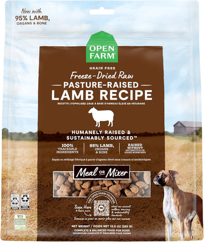 Open Farm Dog Freeze-Dried Morsels Pasture Raised Lamb 13.5oz