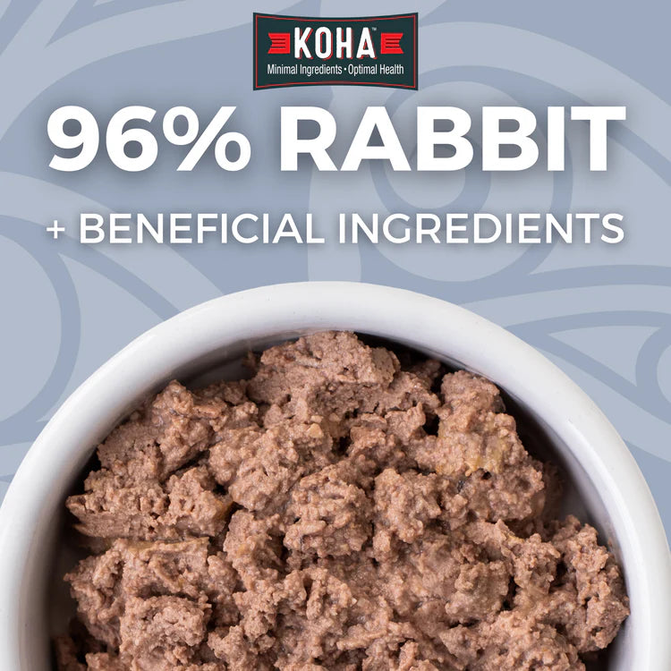 Koha Rabbit Cat Food: Limited Ingredient Diet Rabbit Au Jus for Cats - 3oz Can