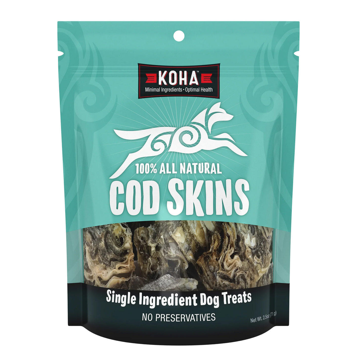 Koha- Cod Skins All Natural Treats 2.5oz